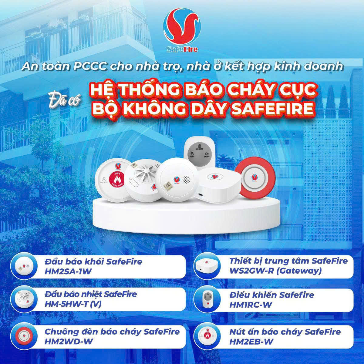 hệ thống báo cháy thông minh